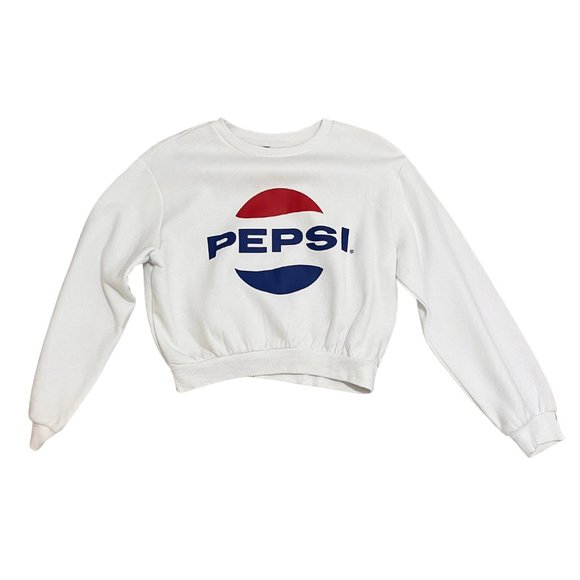 H&M Pepsi Logo Cropped Sweater - Picture 2 of 5